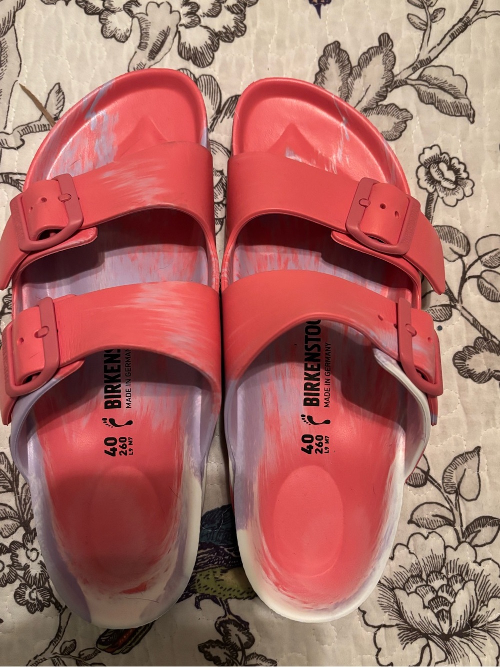 New Without Tags Birkenstock Watermelon Slides